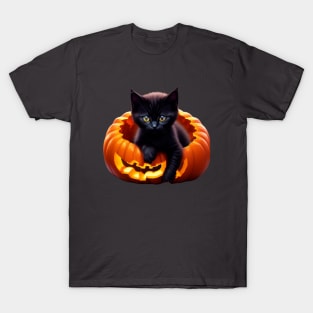 Pumpkin Cat T-Shirt